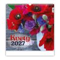 Nástěnný kalendář Flowers 2027 Nástěnný kalendář Flowers 2027