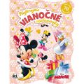 Nejkrásnější vánoční omalovánky se samolepkami Minnie