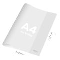 Obal na knihu A4 PVC 442x312 mm, hrubý/transparentní, 1 ks Obal na knihu A4 PVC 442x312 mm, hrubý/transparentní, 1 ks
