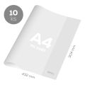 Obal na sešit A4 PVC 432x304 mm, hrubý/transparentní, 10 ks Obal na sešit A4 PVC 432x304 mm, hrubý/transparentní, 10 ks