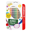 Pastelky STABILO EASYcolors pro leváky - 12 ks sada se struhadlem