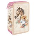 Penál plný - 3 patrový, 43 dílný JUNIOR S7 - Horse
