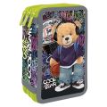 Penál plný - 3 patrový, 43 kusů JUNIOR S8 - Cool Bear