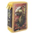 Penál prázdný - 3 patrový, 31 dílný - Seria 4 - T-Rex