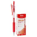 Roller gelový M&G TITAN zasouvací, hrot 0,7 mm, červený inkoust Roller gelový M&G TITAN zasouvací, hrot 0,7 mm, červený inkoust