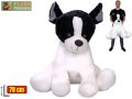 Plush Friends francouzský buldoček plyšový 78cm sedící 0m+