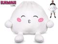 Plush Friends Kawaii Bao knedlíček plyšový 60cm špulící pusu 0m+ Plush Friends Kawaii Bao knedlíček plyšový 60cm špulící pusu 0m+