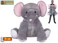 Plush Friends slon plyšový 70cm sedící 0m+