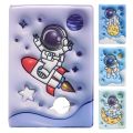 Poznámkový blok A5 / 80 listů Cosmonaut, měkké PU desky (mix 4 vzorů)