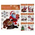 Samolepky 31,5 x 39,5 cm - tradiční vánoční motivy