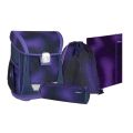 Školní batoh - 4-dílný set COOL - Purple solid