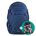 Školní batoh coocazoo MATE, Blue Motion, certifikát AGR