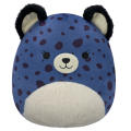 SQUISHMALLOWS Modrý gepard s chlupatým bříškem - Spotts, 30 cm