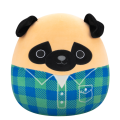 SQUISHMALLOWS Mops ve flanelové košili - Prince, 30 cm