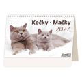 Stolový kalendár 2027 Kočky/Mačky