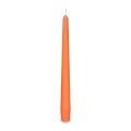 Svíčka kónická 245 mm, oranžová (10 ks v bal.)
