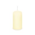 Svíčka válcová 50 x 100 mm, béžová (4 ks v bal.)