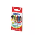 Trojhranné pastelky CENTROPEN 9531/6, průměr 10 mm, omyvatelné, zářivé barvy