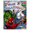 Vymalovanka velká Marvel se samolepkami
