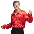 Boland Červená pánská disco košile XXL Boland Červená pánská disco košile XXL