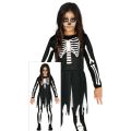 Fiestas Guirca Halloween kostým dívka kostlivec, 7-9 let (137 cm), dětský Fiestas Guirca Halloween kostým dívka kostlivec, 7-9 let (137 cm), dětský