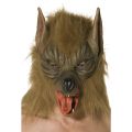 Smiffys Latexová maska vlka s chlupy