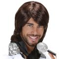 Widmann Paruka retro hnědá pánská Pop star Widmann Paruka retro hnědá pánská Pop star