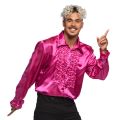 Boland Růžová pánská disco košile XXL
