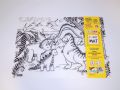 Podložka na kreslení FUNNY MAT - Dino 