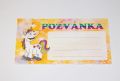 Pozvánka Jednorožec  10 ks /2339