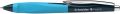Kuličkové pero Haptify, modré, 0,5 mm, stlačovací mechanismus, tmavomodré-cyanové tělo, SCHNEIDER