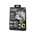 Akrylový popisovač Posca Pouch PC-5M, 8 barev, sada v tašce, 1,8-2,5 mm, UNI 2UPC5MPOUCH