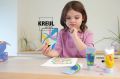 Sada Squeegee Art včetně dětských barev Kids Art Artists, KREUL ,balení 8 ks