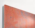 Magnetická skleněná tabule Artverum®, červená zeď, 91 x 46 x 1,5 cm SIGEL GL289