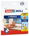 Gumové těsnění tesamoll® P profil 5390, bílá, 9 mm x 6 m, TESA