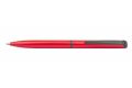 Kuličkové pero EnerGel BL-2507, modrá, 0,35 mm, otočný mechanismus, kovové, matně červené tělo, PE