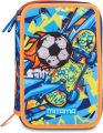 Penál plný Triplo, fotbal/skate, třípatrový, na zip, MITAMA 69941 Penál plný Triplo, fotbal/skate, třípatrový, na zip, MITAMA 69941