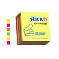 Samolepící bloček Z, neonové barvy, 76x76 mm, 6x100 listů, STICK N 21848 ,balení 600 ks