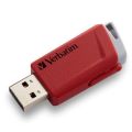 USB flash disk Store n Click, červená, modrá, 2ks x 32GB, USB 3.2, 80/25MB/sec, VERBATIM 49308 ,balení 2 ks
