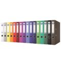 Pákový pořadač Rainbow, červený, 50 mm, A4, PP/karton, DONAU