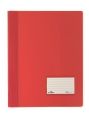 Desky s rychlovazačem DURALUX, červená, extra pevné, A4+, průsvitné, DURABLE 268003