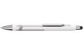 Kuličkové pero Epsilon Touch, bílá-stříbrná, 0,7mm, stiskací mechanismus, sytlus, SCHNEIDER