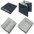 Krabice Fabric, tmavě šedá, potažená látkou, velikost L, LEITZ 61450089 ,balení 2 ks