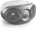 Rádio AZ215, stříbrná, s CD přehrávačem, PHILIPS AZ215S/12