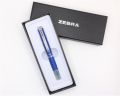 82402-24 Kuličkové pero SL-F1, modrá, 0,24 mm, teleskopické, kovové, modré tělo, ZEBRA