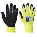 Ochranné rukavice Hi-Vis Grip, žlutá, latexové, vel. XL, A340YERXL