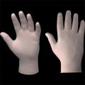 Ochranné rukavice, jednorázové, latexové, velikost M / 8, 100 ks, nepudrované