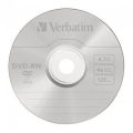 DVD-RW, 4,7GB, 4x, Verbatim, 25-cake ,balení 25 ks