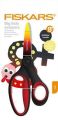 Nůžky, ombré červená, školní, 15 cm, FISKARS 1067853