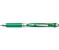 Gelové pero EnerGel BL77, zelená, 0,35 mm, stiskací mechanismus, PENTEL BL77-DO